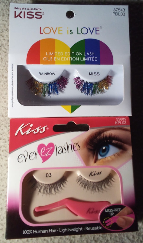 KISS "Love is Love" and 100% Human Hair Eyelashes "NIB"