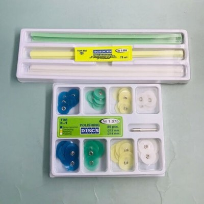 Dental Polishing Strips Composite Resin Sanding Finishing Strip+ Discs +Mandrel
