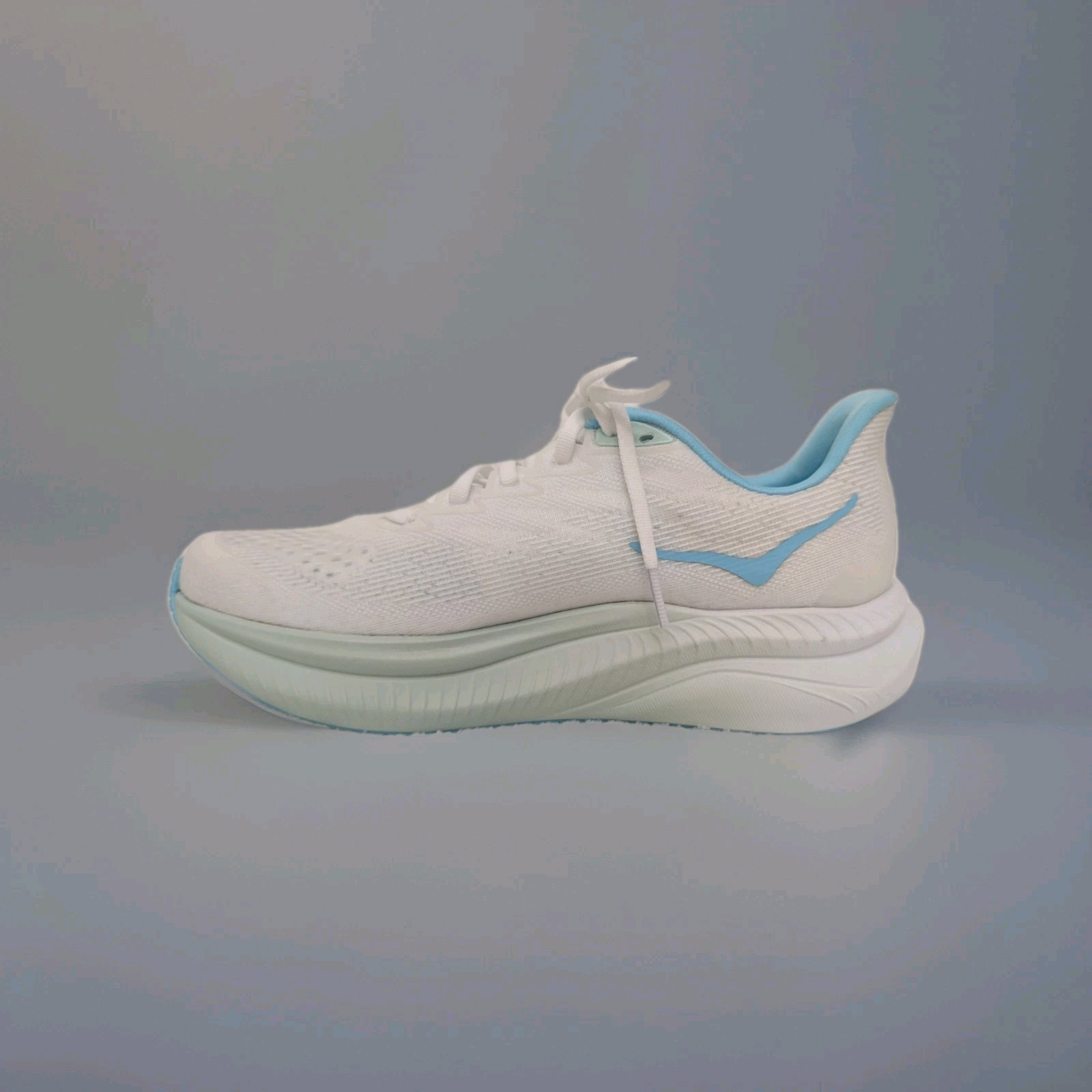 Hoka One One Womens Mach 6 1147810 FTRS White Running Shoes Sneakers Size 8.5 B thumbnail 7