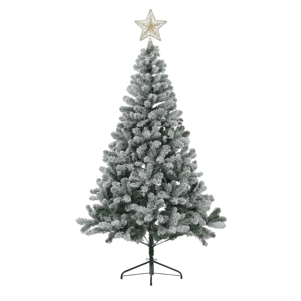 NOVAROOT Árbol de Navidad Artificial de 4,5 pies/6 pies con Luz Árbol de Navidad para Decoración del Hogar Foto 4 de 4