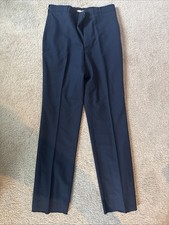 Air Force Men's Blue Uniform Dress Pants USAF Shade 1620 Unhemmened Size 33R