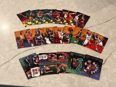 1995-96 Skybox Premium FRONT & CENTER, TURNING POINT, EXP TEAMS #125-148 MINT