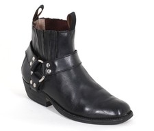 Stivaletti biker cruiser chopper biker pelle vero vintage vero 41,5