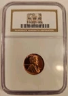 1945-P NGC MS-66 RD LINCOLN WHEAT CENT PENNY CERTIFIED! BEAUTIFUL COIN!