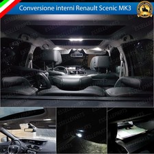 KIT LED INTERNI RENAULT SCENIC III KIT DI CONVERSIONE COMPLETA 100% NO ERROR