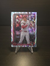 2025 Topps Update #US315 Tyler Callihan Ray Wave Refractor Reds
