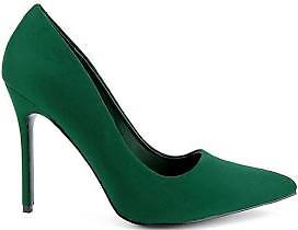 emerald green stiletto heels