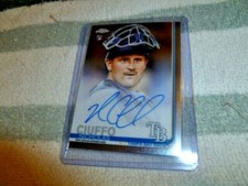 2019 Topps Chrome RC Autograph Nicholas Ciuffo Tampa Bay Rays