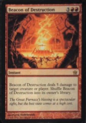 Beacon of Destruction 61/165 Fifth Dawn Magic: The Gathering