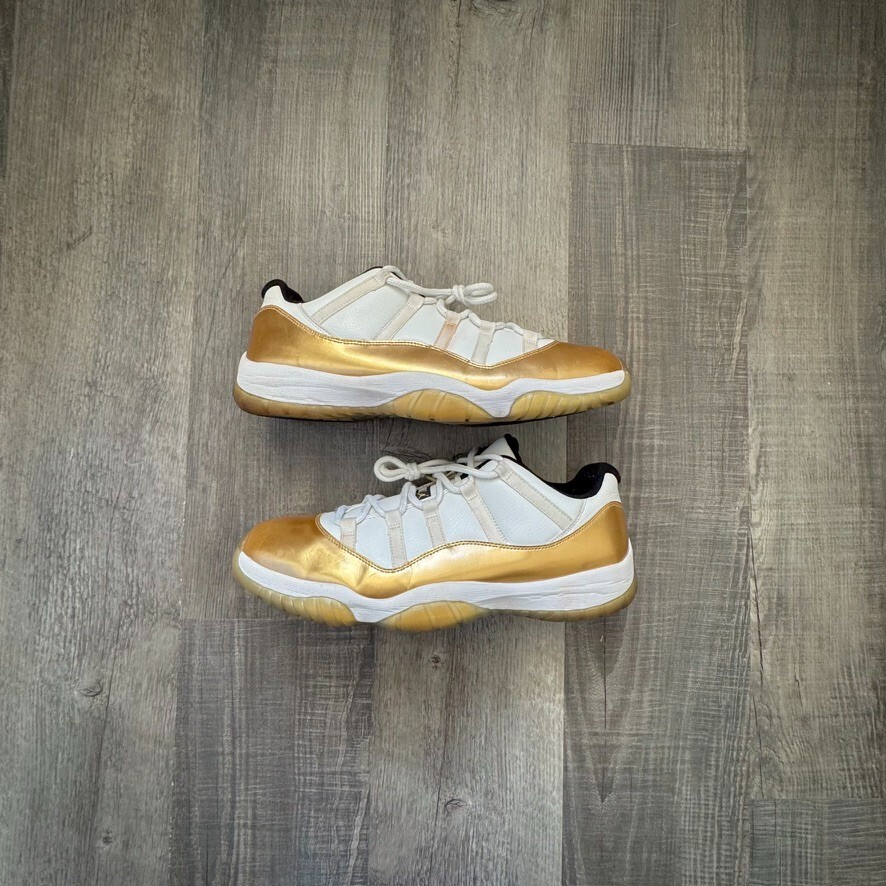 %Size 14 Men Nike Air Jordan 11 Low Closing Ceremony / AJ1 Nike Air Jordan 11 Retro Low Closing Ceremony Size 9.5 White  main image 4