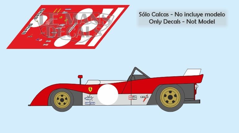 お*い様 1/43 Ferrari312PB '72 Targa Florio Ferrari 312PB Targa Florio 1972 – PITLANEITALIA