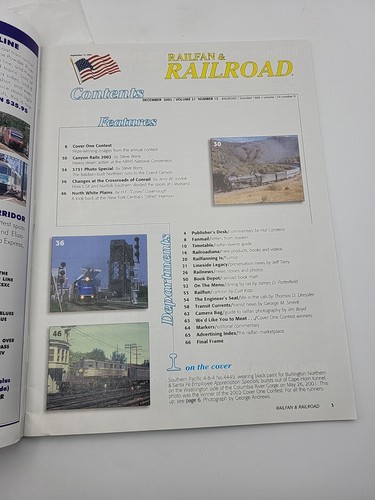 Lot of 6 Issues 2002 Railfan & Railroad New in original packaging Train Magazine - Picture 15 of 16