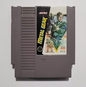 Vintage Metal Gear Nintendo Entertainment System NES Game W/ Box & Manual