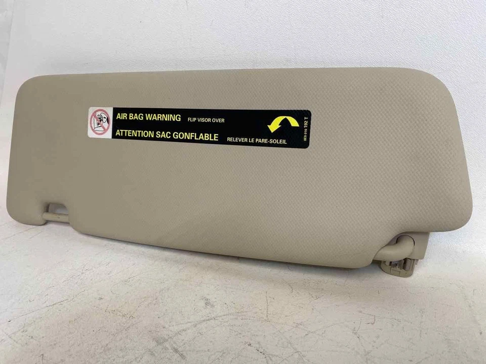 RH Passenger Sun Visor Roof IlluminationTan Fits 09 - 12 AUDI A4 QUATTRO Sedan - Image 3 of 4