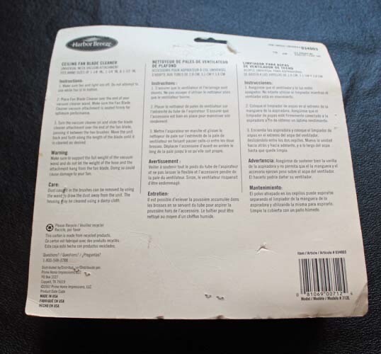 Harbor Breeze Ceiling Fan Blade Cleaner Universal Vacuum Cleaner