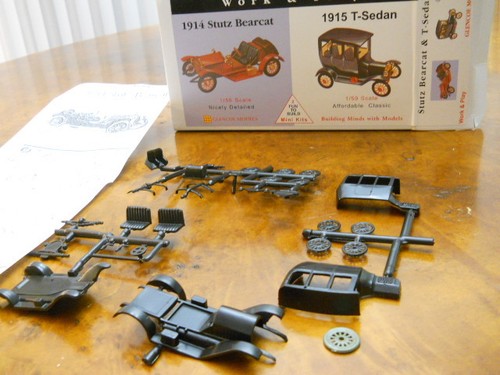 GLENCOE #3607 1914 STUTZ BEARCAT & 1915 FORD MODEL T , SUITABLE FOR O GAUGE, NEW - Picture 10 of 11