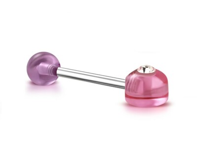 Edelstahl Tragus Cartilage Barbell Piercing G-1.2mm Ohrstecker Zirkonia y-inz636