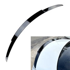 Rear Spoiler Lip Wing Fit Benz C Class W205 C63 4 Door Sedan 2015-2021 Black Car