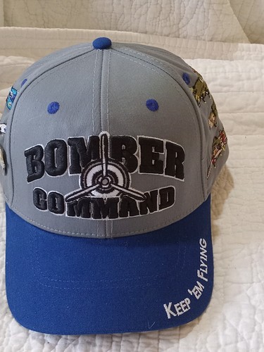 Trucker Hat Bomber Command Hook/Loop Close Commemorative Air Force Pin