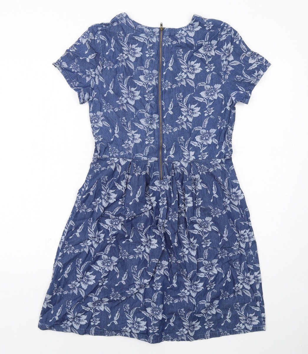 Dorothy Perkins Womens Blue Viscose Blend A-Line Size 8 | eBay Dorothy Perkins Womens Blue Viscose Blend A-Line Size 8 | eBay