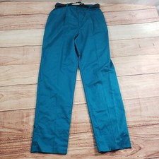 NEW VINTAGE Levis Sport Pants Womens 14 Blue Straight Chino Slacks Ladies 30x31
