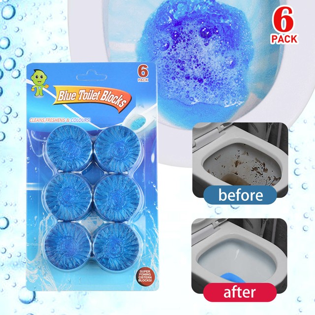 60 PACK AUTOMATIC TOILET BOWL CLEANER TABLETS Clean Scent Tank Flush