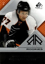 2007-08 SP Game Used Ryan Parent Rookie /999 Philadelphia Flyers #116