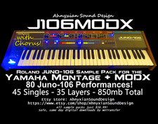 Yamaha MONTAGE MODX New Sounds Sample Pack Vintage Roland Analog USB 16gb