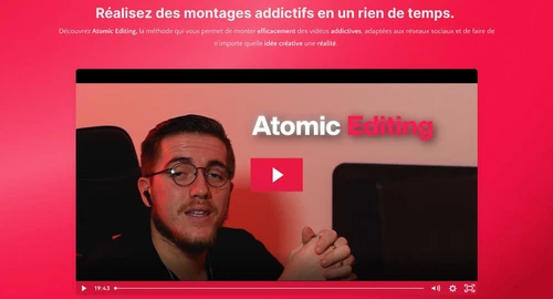 ✅ Atomic Editing - La formation pour devenir un Monteur Pro / Armand ✅