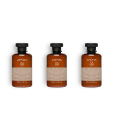 Image of Apivita Oil Dry Dandruff Celery & Propolis 3x250ml  New-Fast Shipping