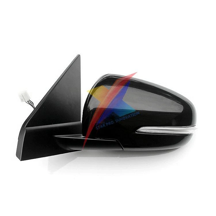 Conjunto de espejo retrovisor lateral izquierdo negro de 8 pines para Suzuki Vitara 2015-2020 Foto 2 de 4