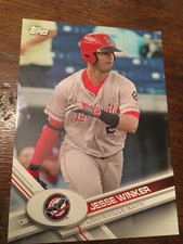 2017 Topps Pro Debut Jumbo 5x7 Jesse Winker Bats 160 #'d 06/49