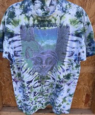 Vtg Black Panther Tie Dye Single Stitch Mens XL T-shirt Made In USA