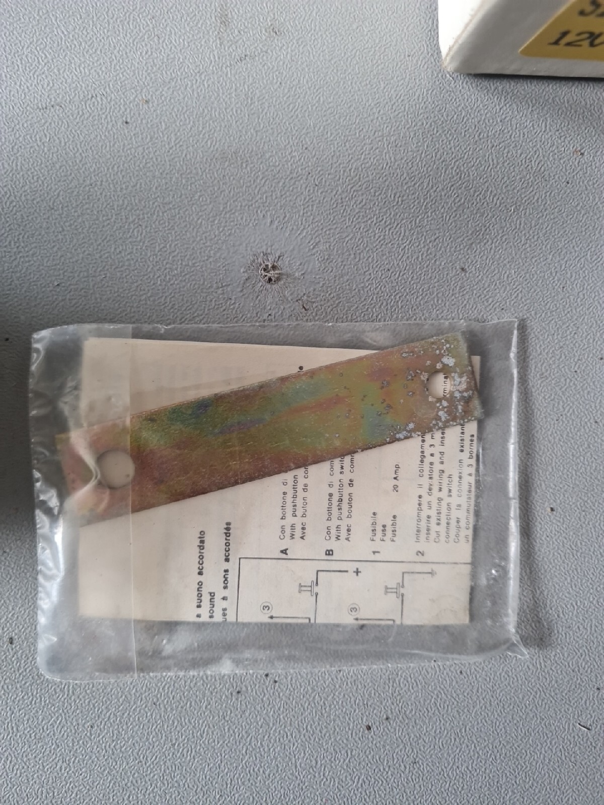 Car Horn FISTER HW513B Single Terminal Horn HiNote 12 V. Nos eBay