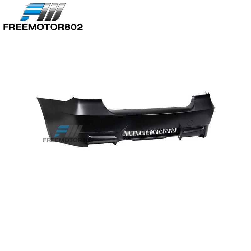 Fits 06-11 E90 3-Series Rear Bumper Conversion Dual Twin Muffler Outlets - Изображение 2 из 3