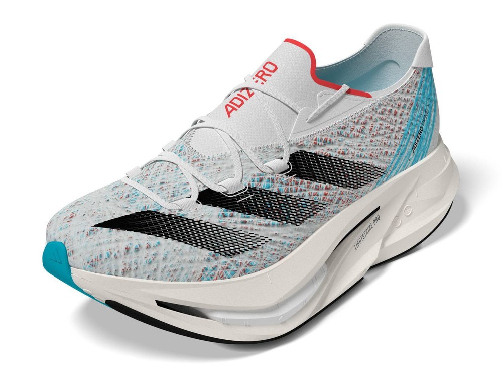 adidas Adizero Prime Two Strung Sneakers White Running Trainers Shoes Men Size