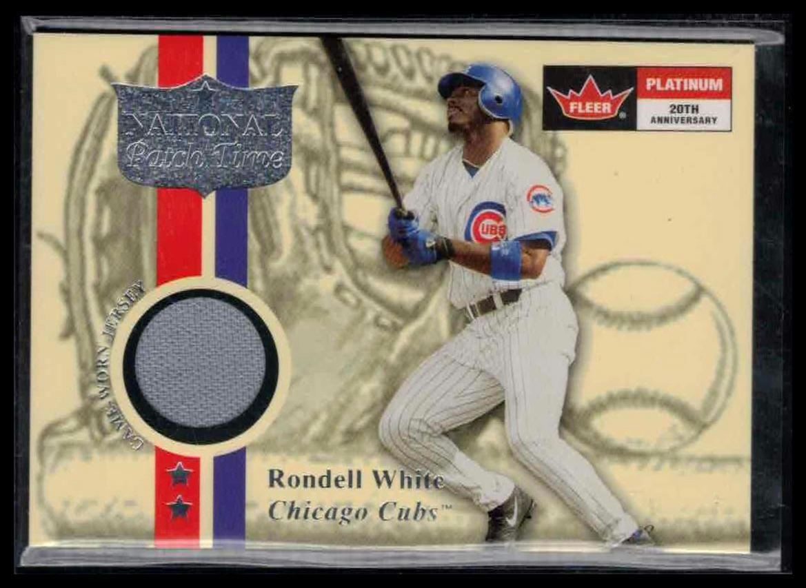 2001 Fleer Platinum #NNO Rondell White National Patch Time