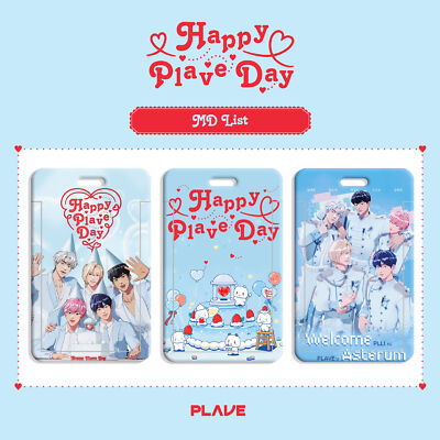 PLAVE 2nd Happy Plave Day Card Holder Cute Cartoon Student ID