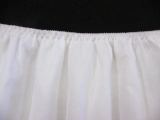 Plus size White Half Slip Petticoat lengths from 23u0026#034;-40u0026#034; size  16-18 | eBay