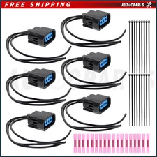 6pc Ignition Coil Connector Plug Cable Wire For Acura Honda Accord Civic CR-V