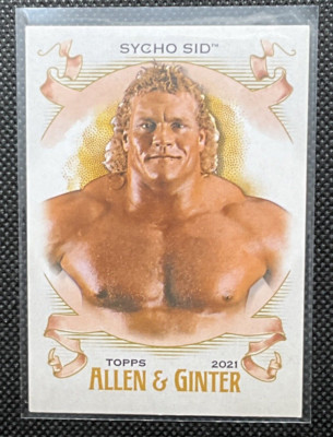 Sycho Sid #AG-23 WWE Topps Heritage Allen & Ginter Wrestling