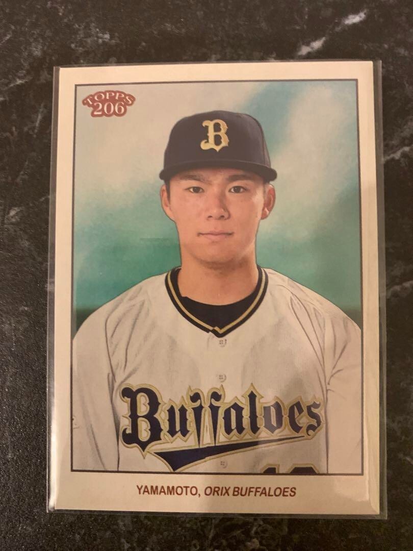 Yoshinobu Yamamoto 2023 Topps 206 NPB #127 Base Orix Buffaloes | eBay