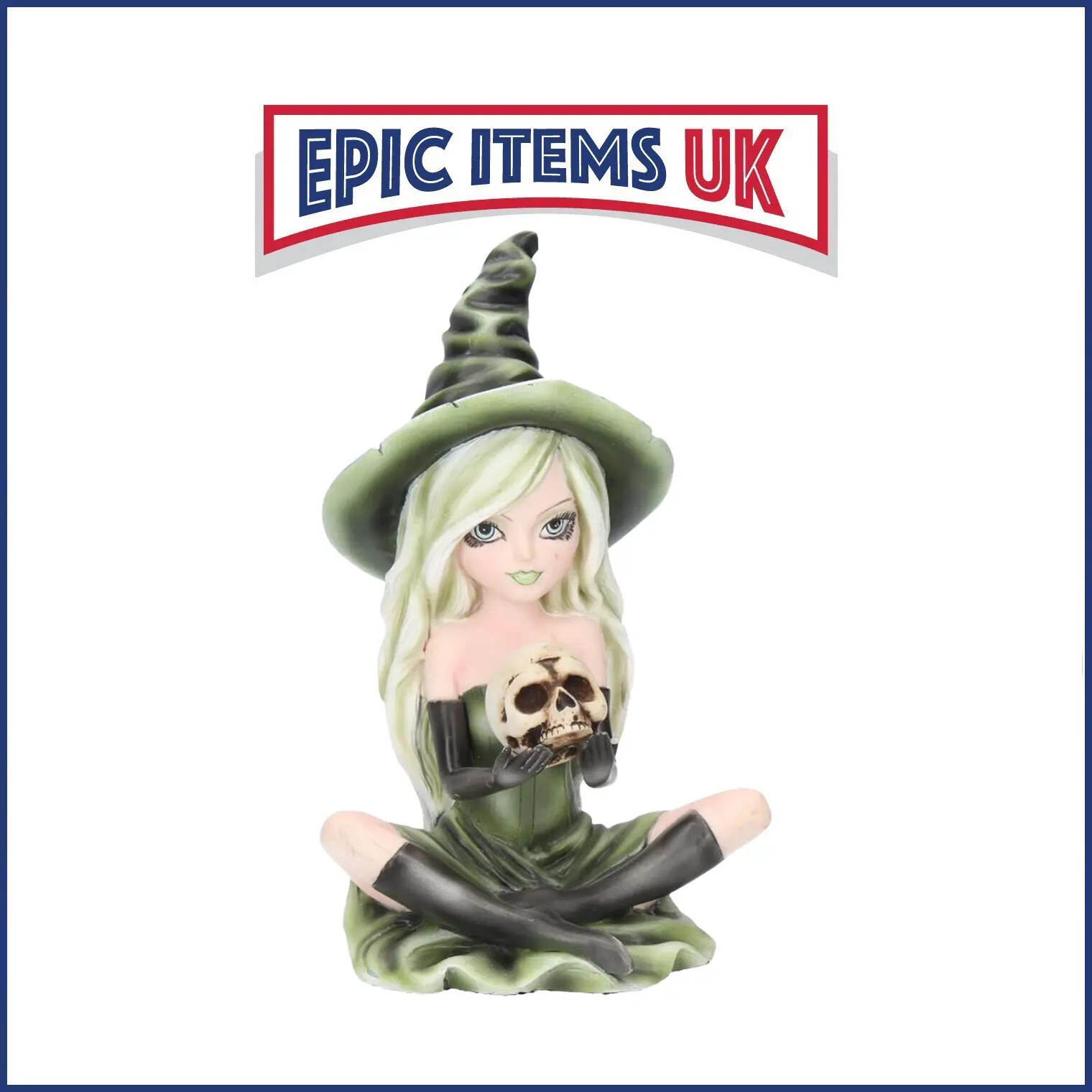 Nemesis Now Zelda Figurine Witch Skull Ornament 16.5cm - IN STOCK