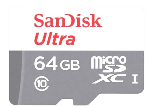 Carte SD SanDisk 32 Go 64 Go 100 % capacité 2,0 carte mémoire flash lecteur SD NEUF Royaume-Uni - Photo 1/3