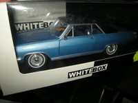 1:24 White Box Opel Diplomat V8 Coupe Blue/Blau In Ovp