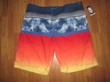 Mens ROUNDTREE YORKE swim trunks swimsuit shorts w/ mesh liner 3XLT 3XL T NWT