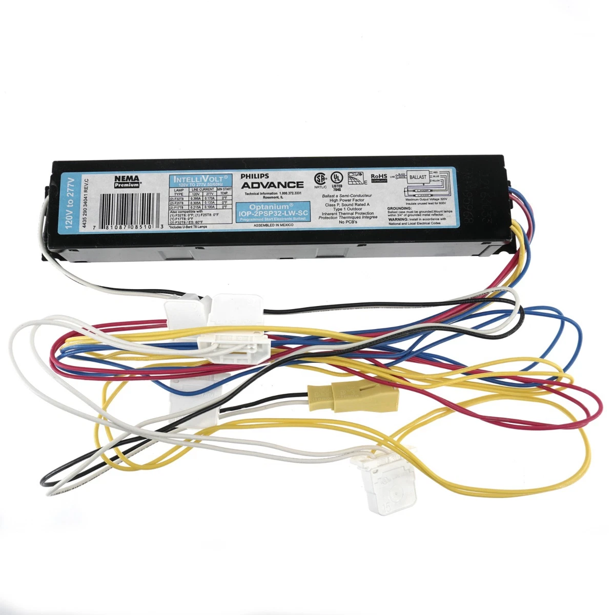 Philips Advance Ballast Wiring