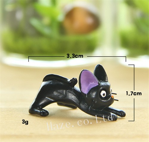3PCS Anime Studio Ghibli Kiki Lieferservice Jiji Kiki Figur Spielzeug - Picture 5 of 6