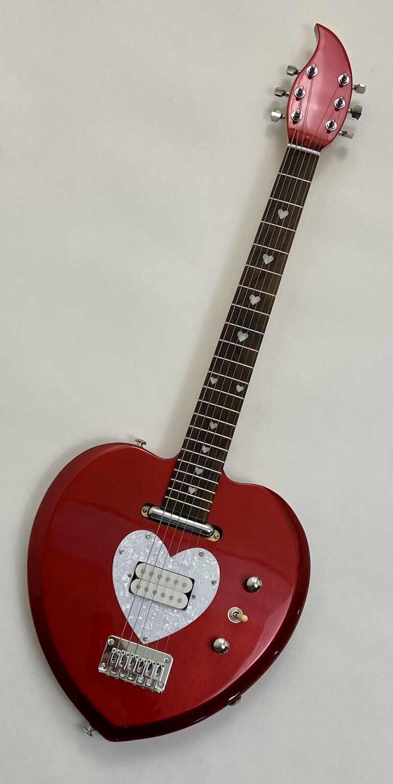 Factory Custom Heart Breaker Electric Rock Guitar Red