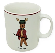 Ltd. Commodities - Christmas Reindeer Dancer - Coffee Hot Chocolate Mug